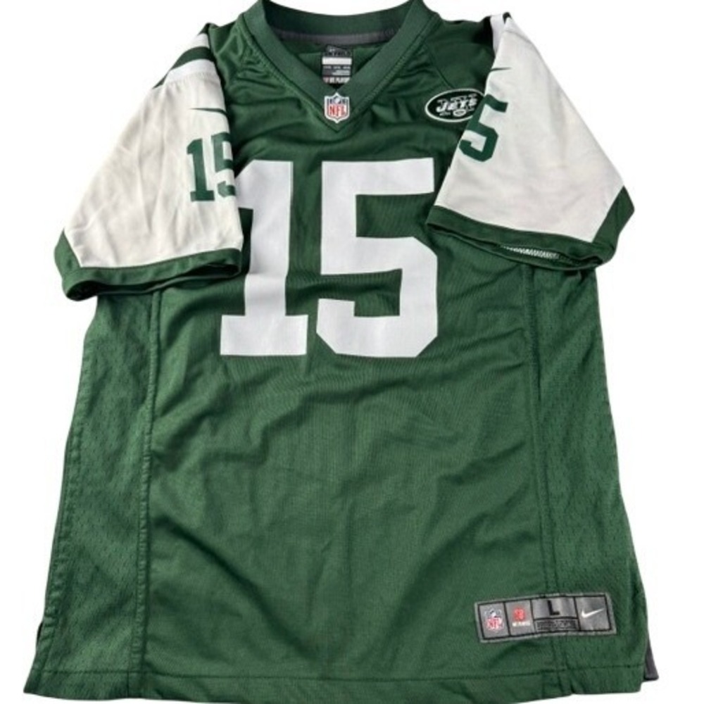 Tim Tebow 15 New York Jets Nike Jersey Youth L Green White NFL Football
